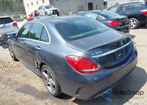 2016 Mercedes-Benz C 300 4Matic/Luxury 4Matic/Sport 4Matic from USA, damaged, VIN 55SWF4KB1GU108958